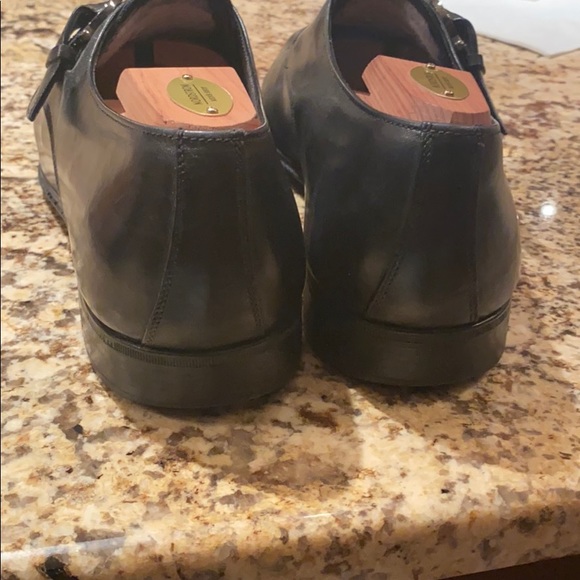 Single monk strap plain toe Ferragamo